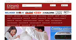 Desktop Screenshot of exihand.cz