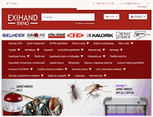 Tablet Screenshot of exihand.cz